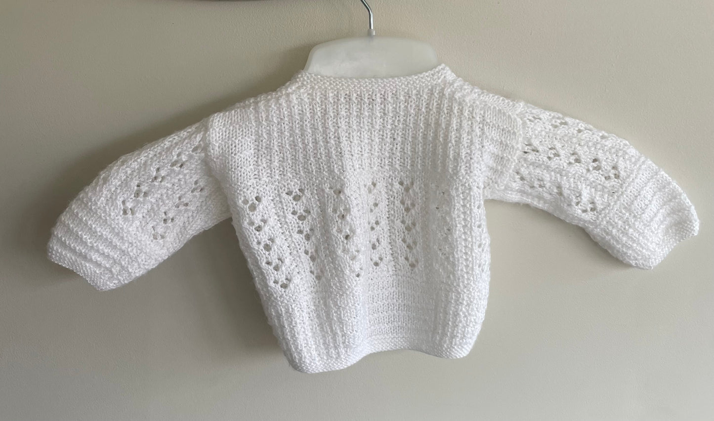 3-6 months white Cardigan