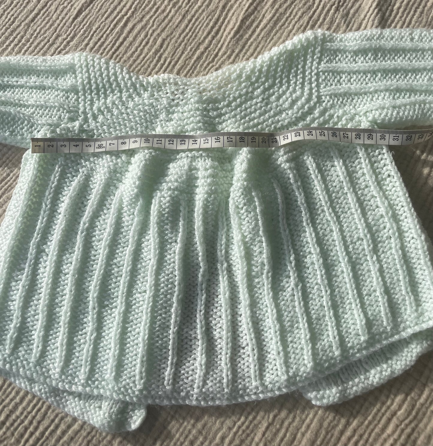 1-2years pastel green cardigan