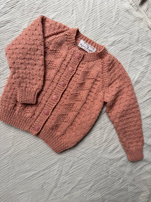1-2 years tan cardigan
