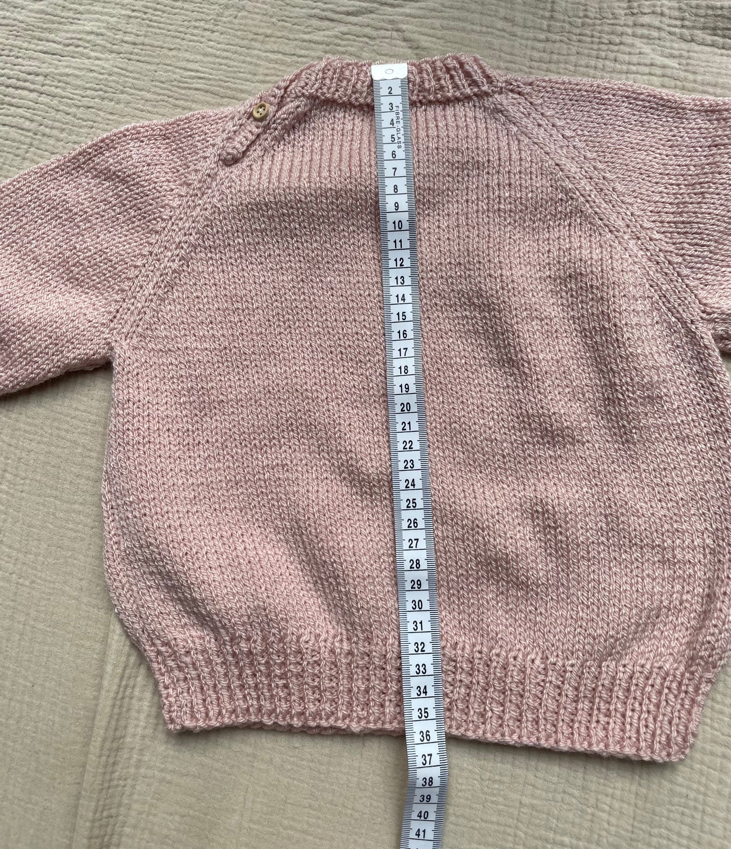 1-2 years oyster pink jumper