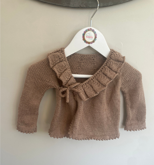 0-3 months light brown Cardigan