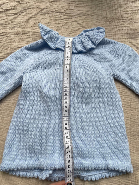 12-18m light blue cardigan