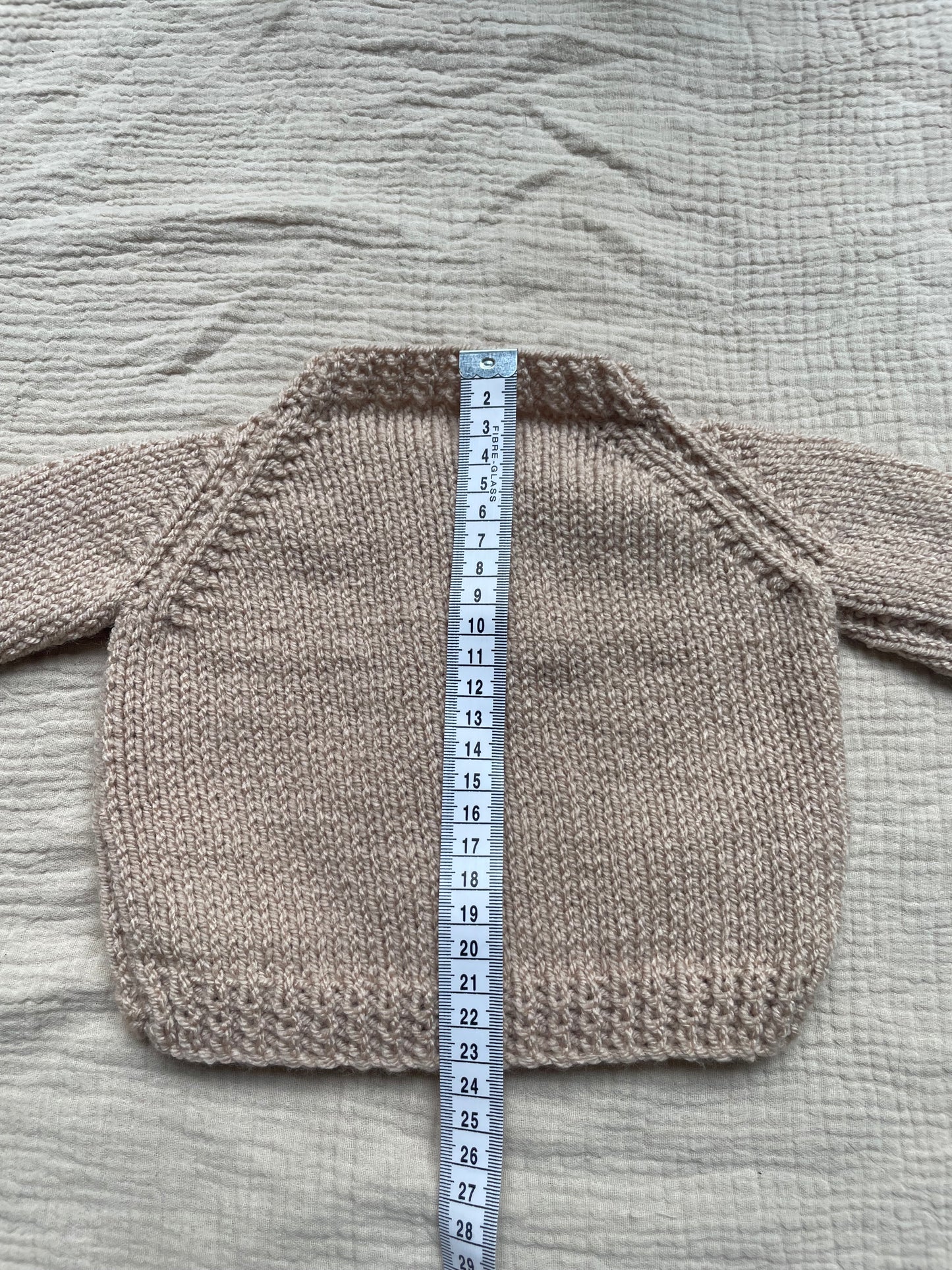 0-3m honey cardigan