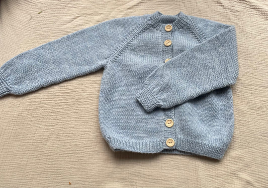 3-4 years sky marle cardigan