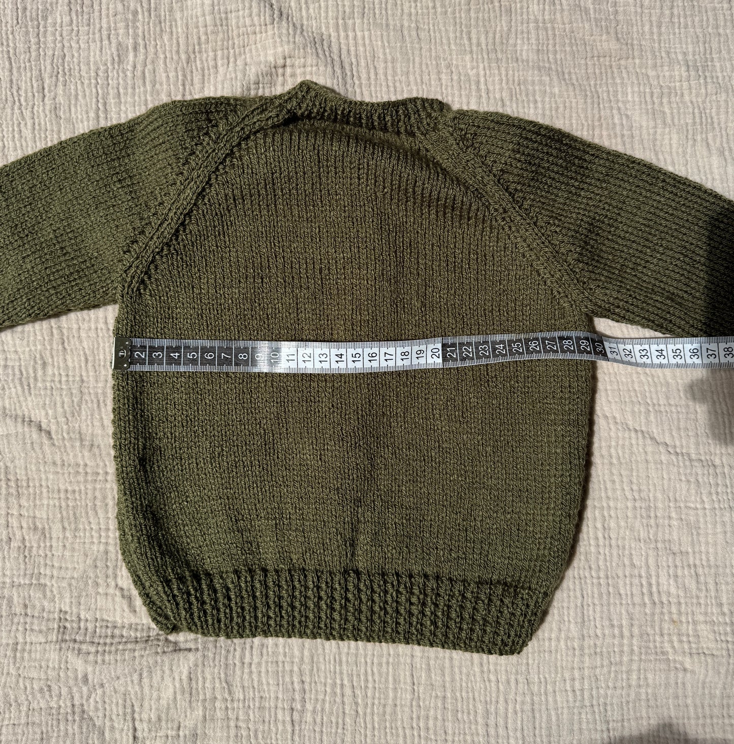 9-15m khaki cardigan