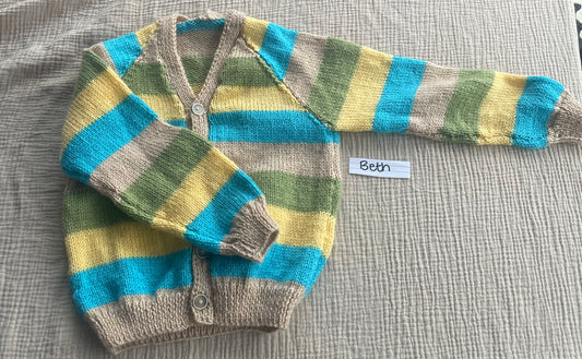 2-3years striped cardigan