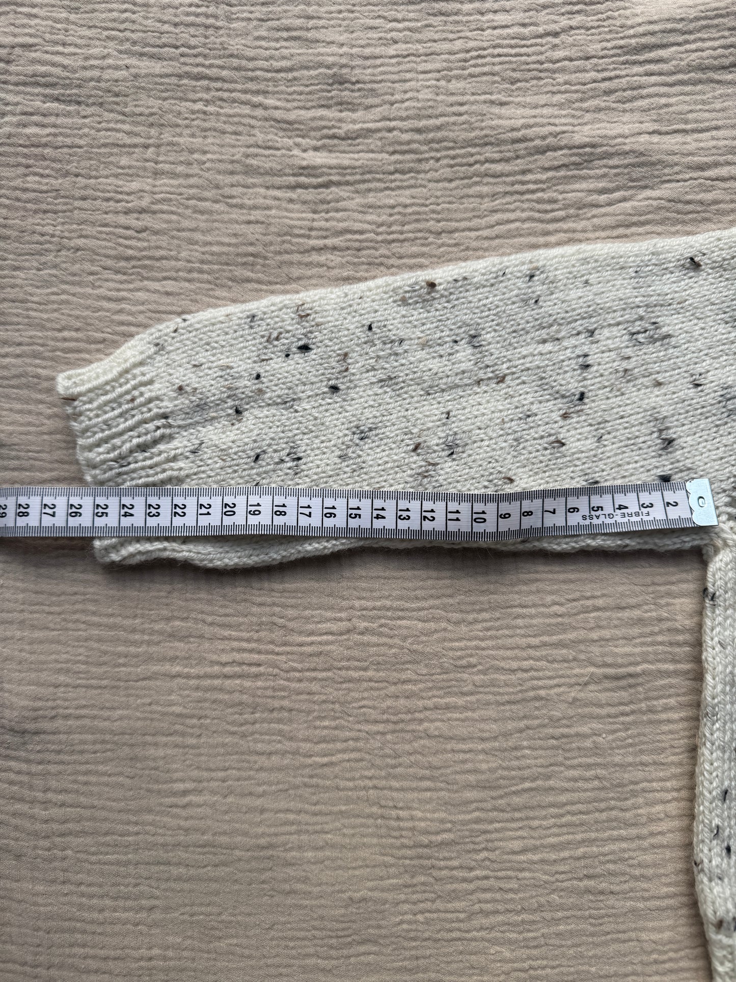 2-3 years neutral fleck cardigan