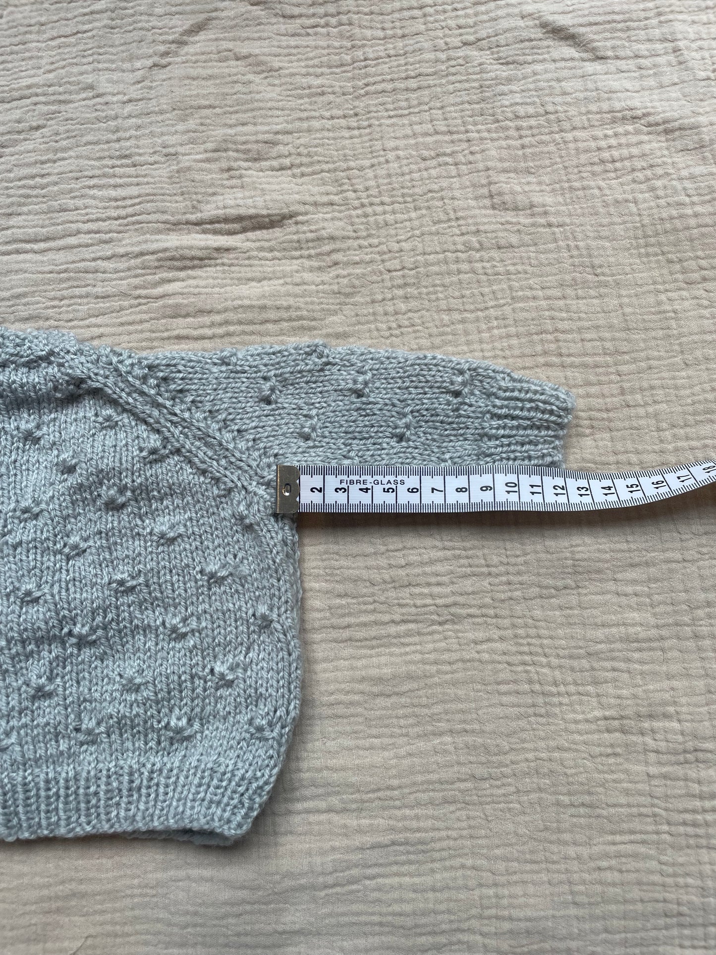 Newborn grey cardigan
