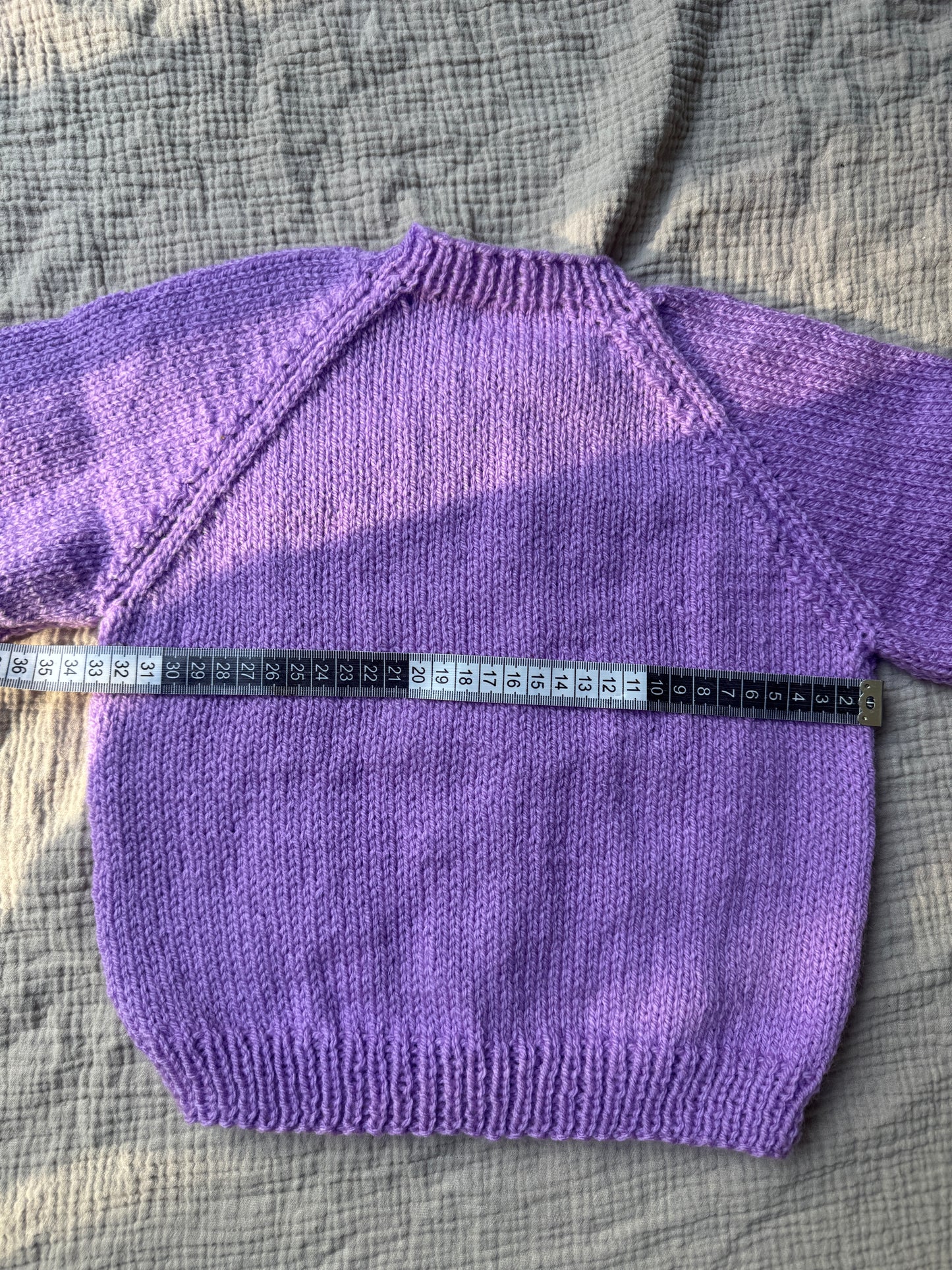 2-3 years lilac cardigan with liberty collar