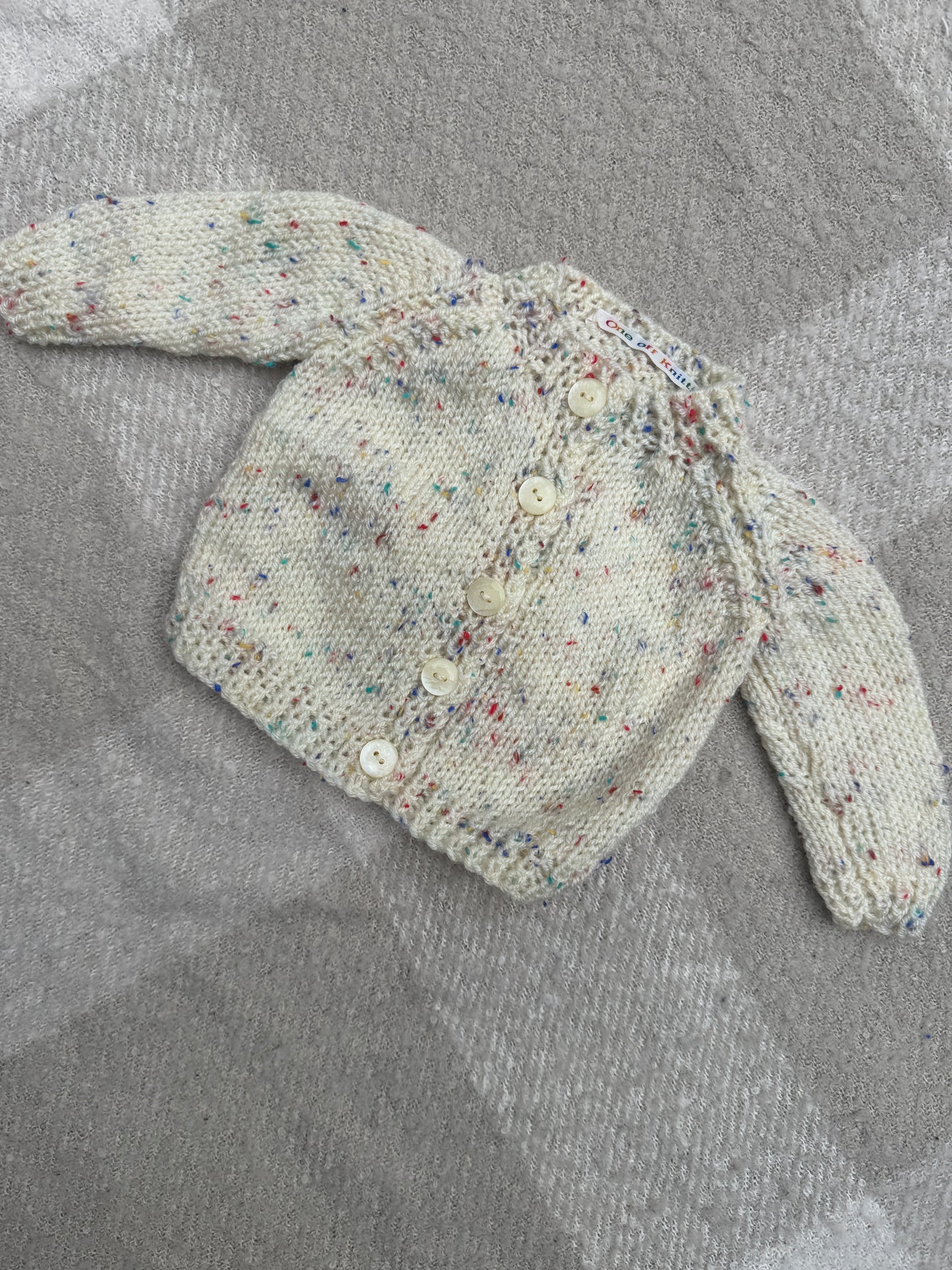 0-1m fleck cardigan