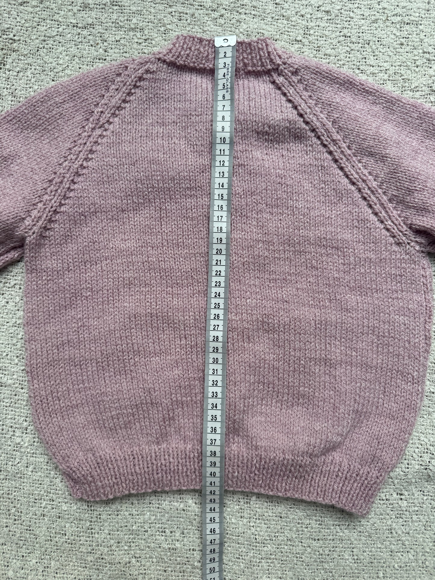 3-4 years mauve marle cardigan