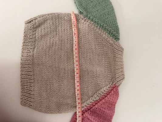 0-3m oatmeal colour block cardigan