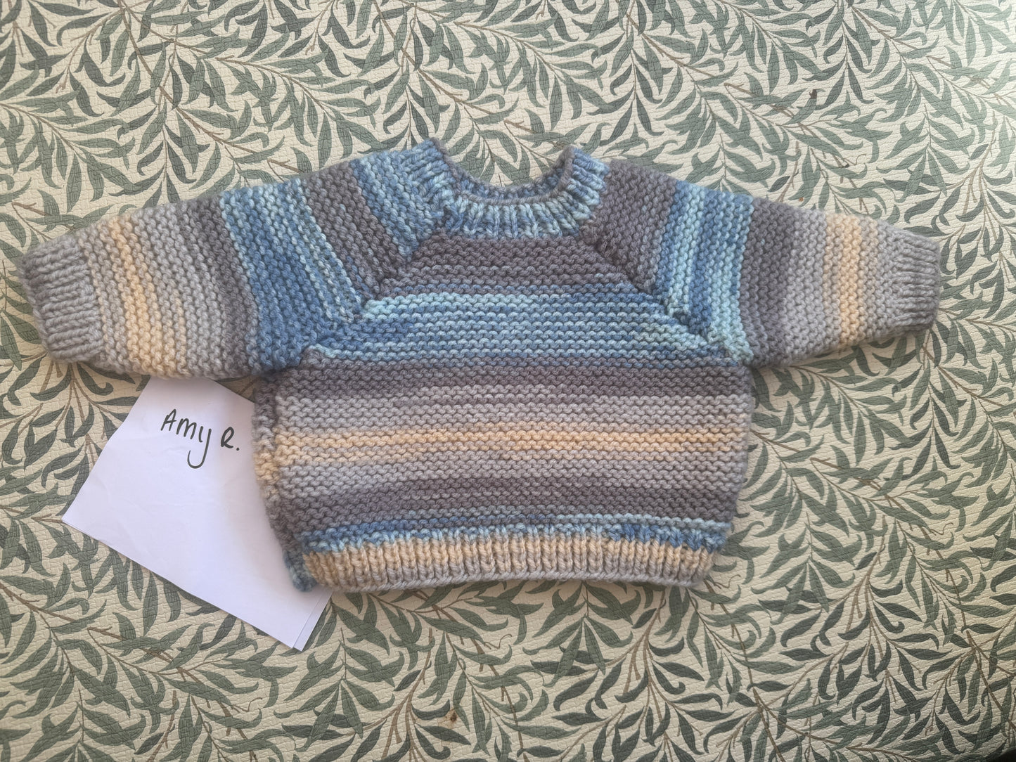 0-6m stripe jumper