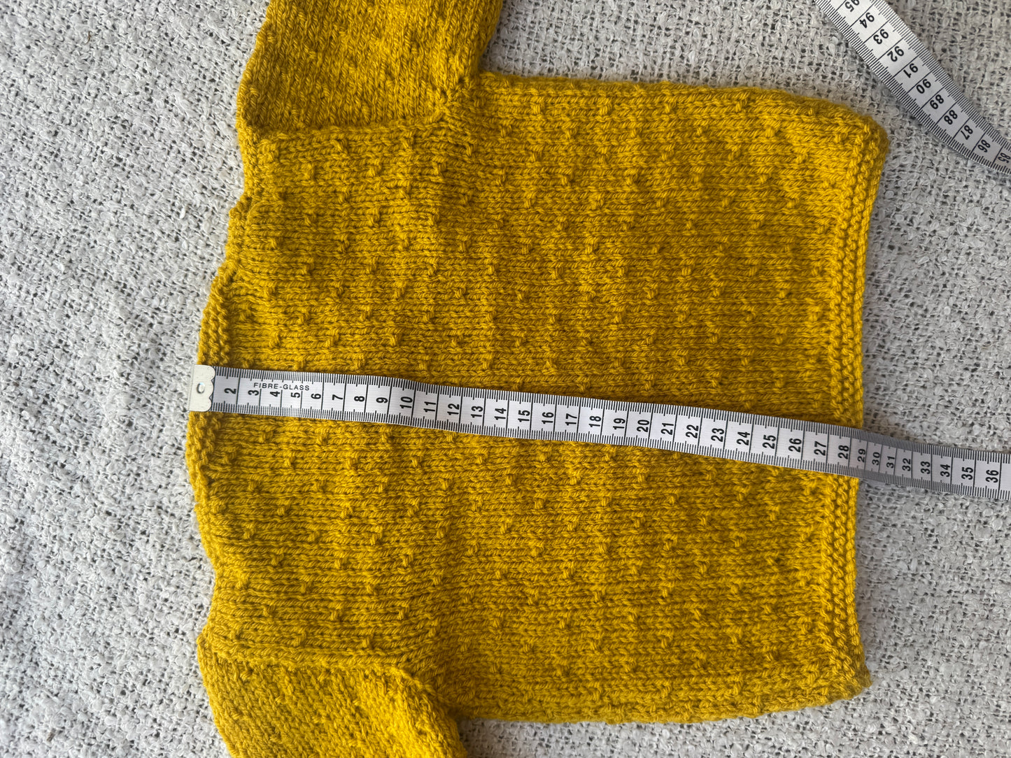 6-12months mustard cardigan