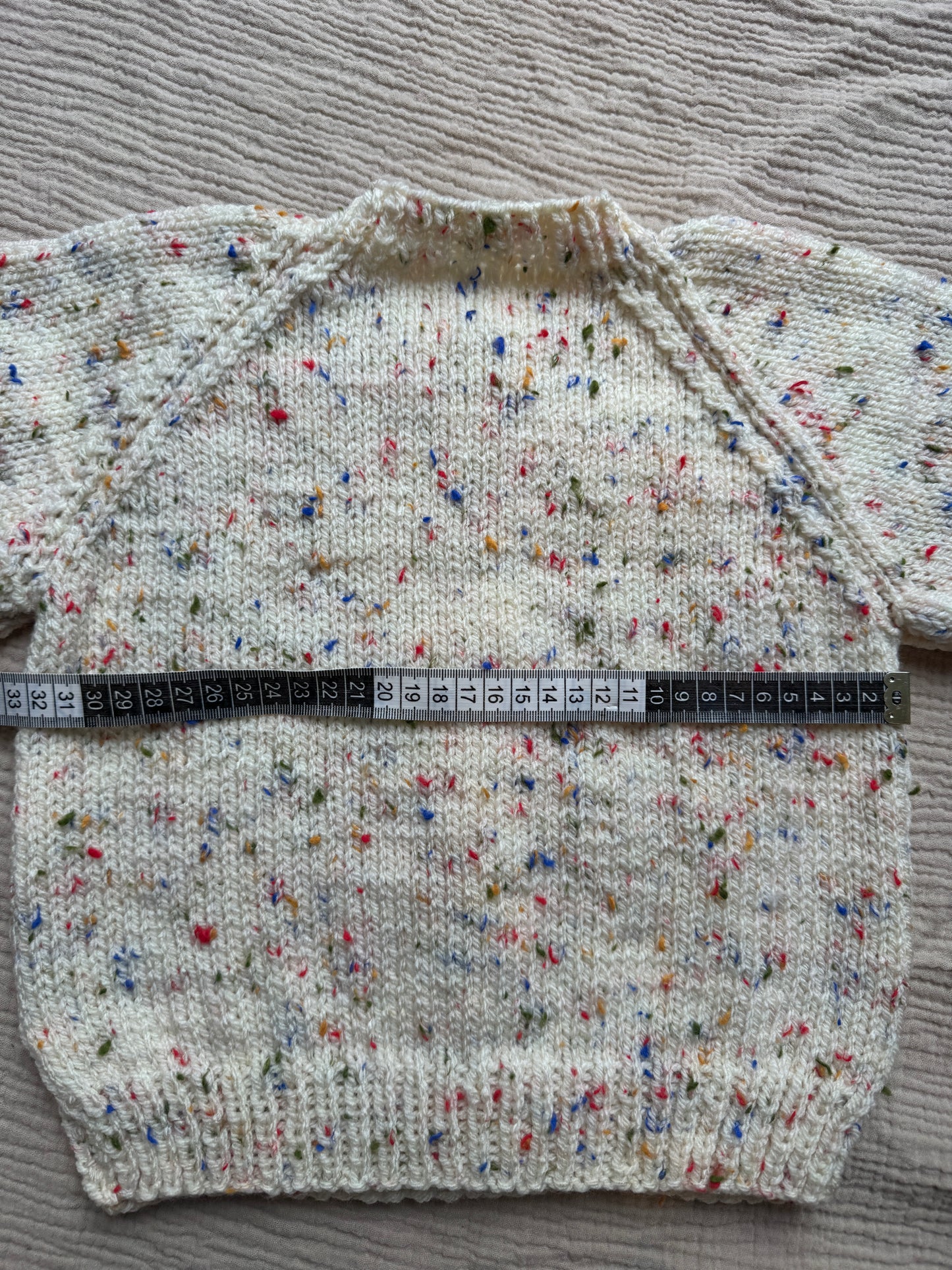 2-3 years multi fleck cardigan