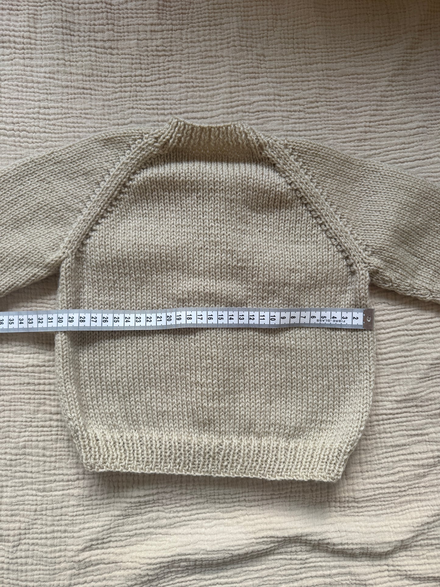 9-12m parchment cardigan
