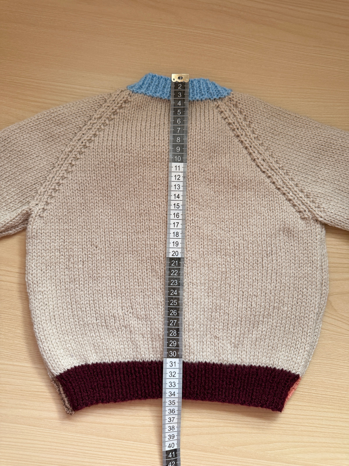 1-2 years colour block cardigan