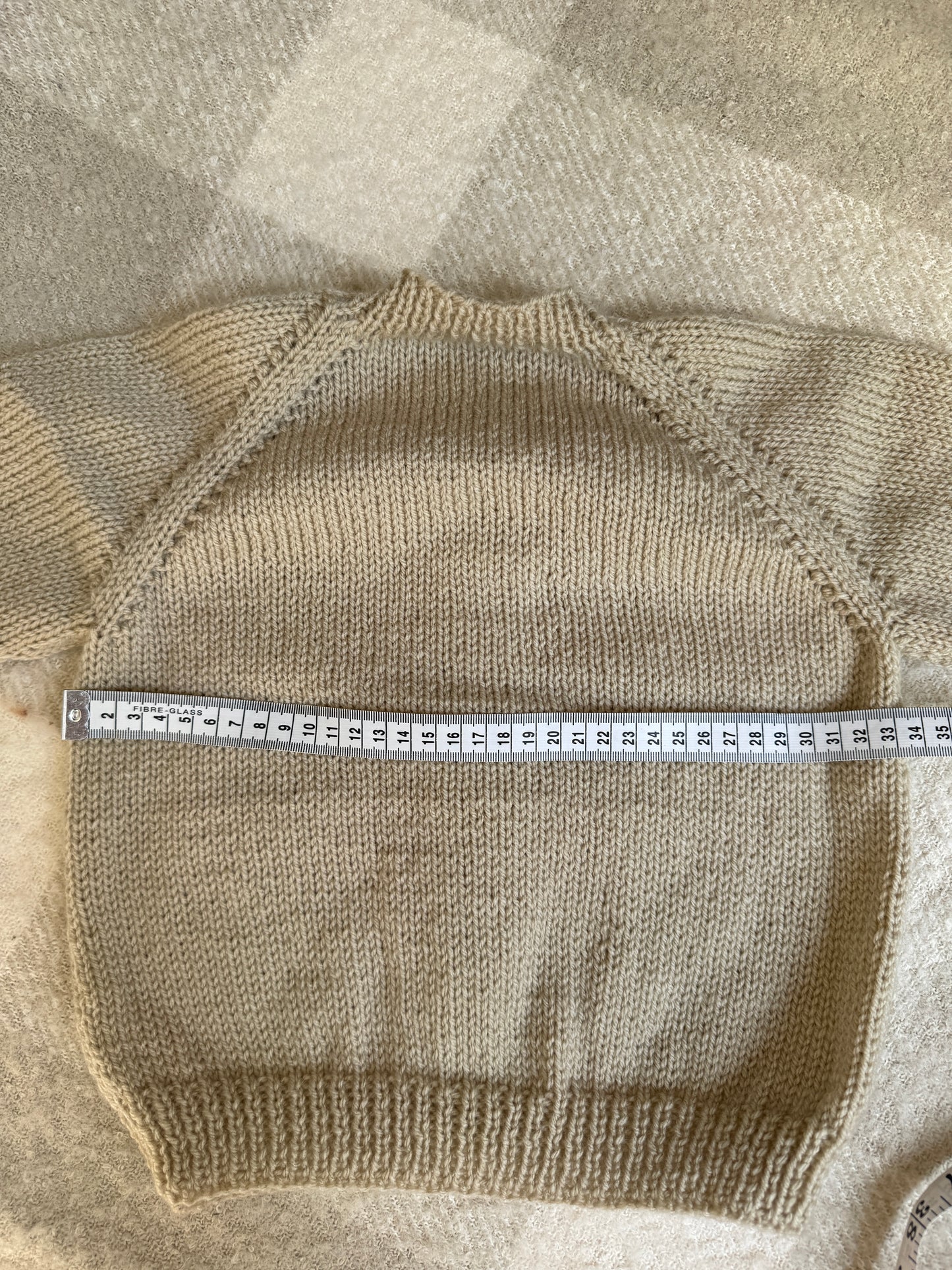1-2 years parchment cardigan