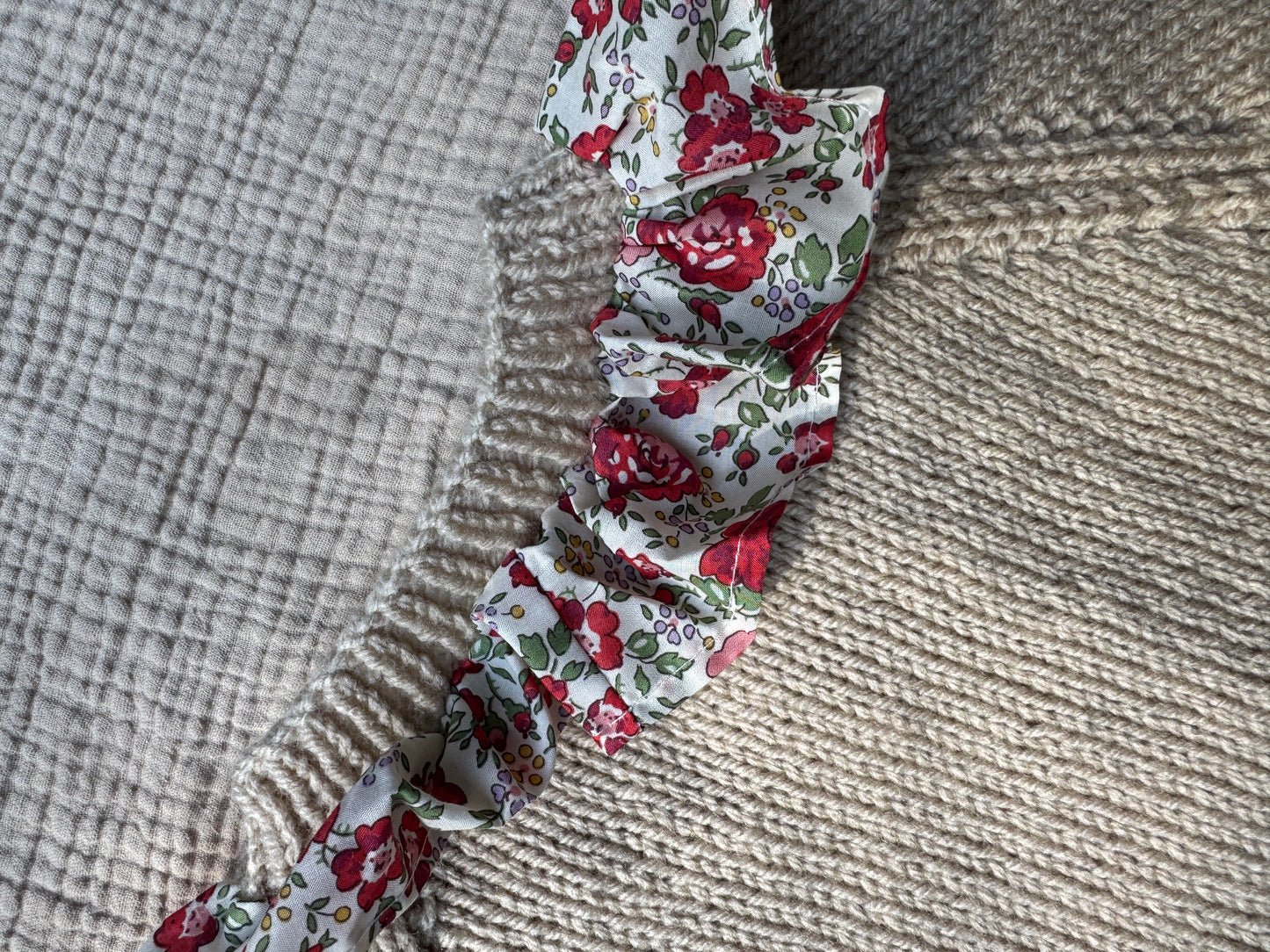 3-4 years parchment with liberty collar cardigan