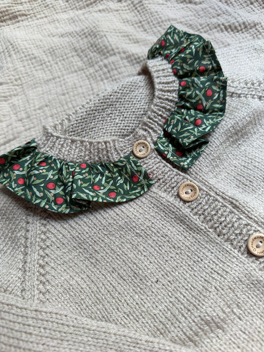 2-3 years parchment cardigan