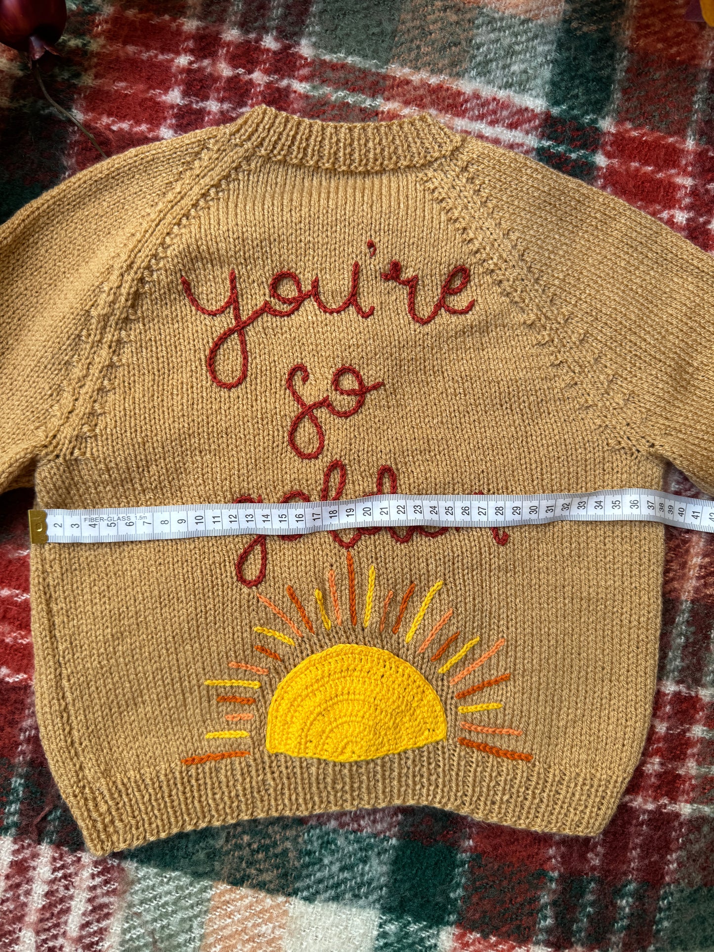 3-4 years You’re so Golden Cardigan