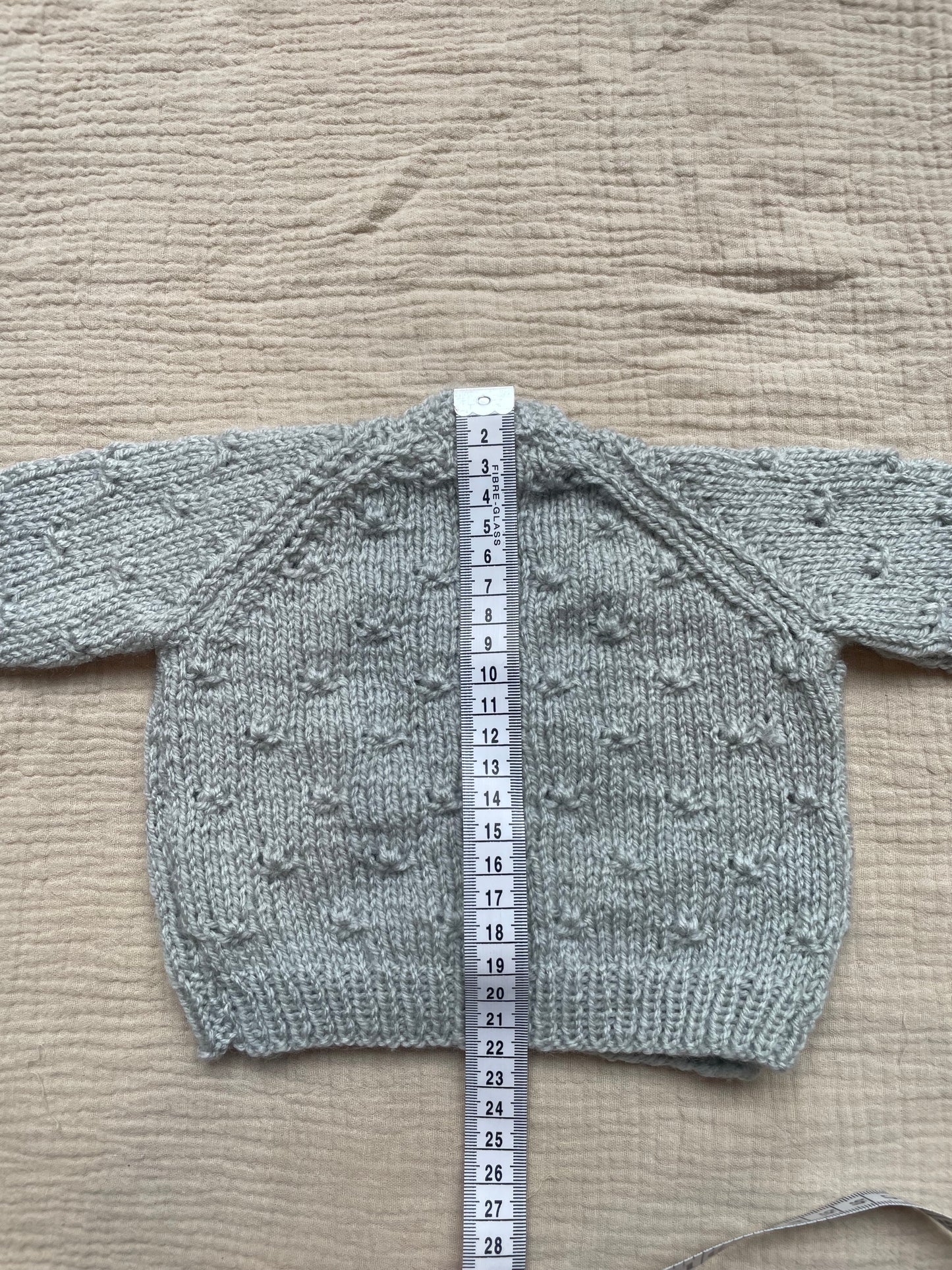 Newborn grey cardigan