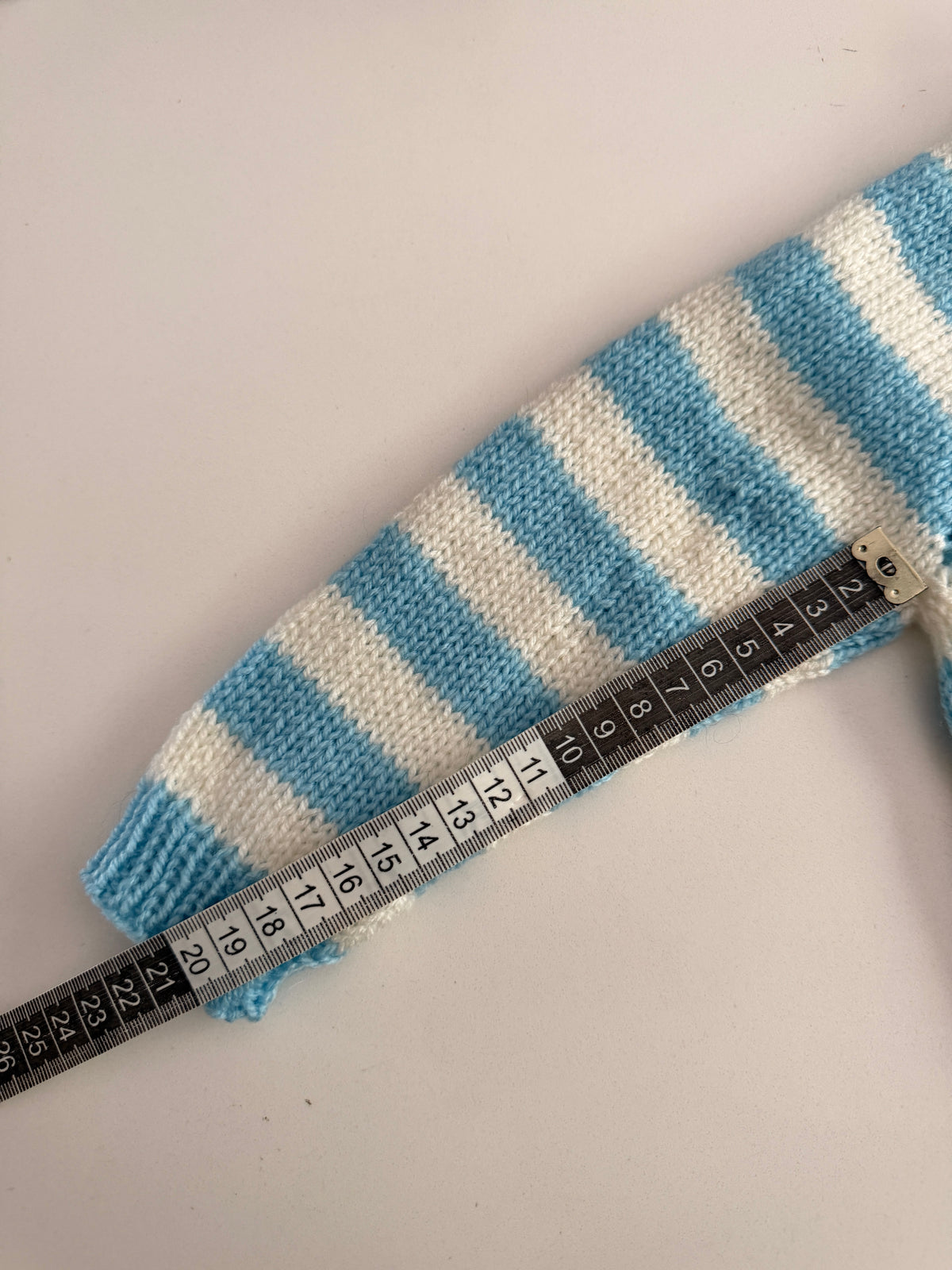 12-18m cloud and cream stripe cardigan