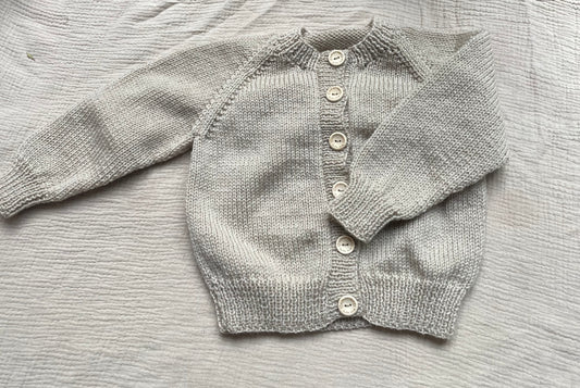 2-3 years parchment cardigan