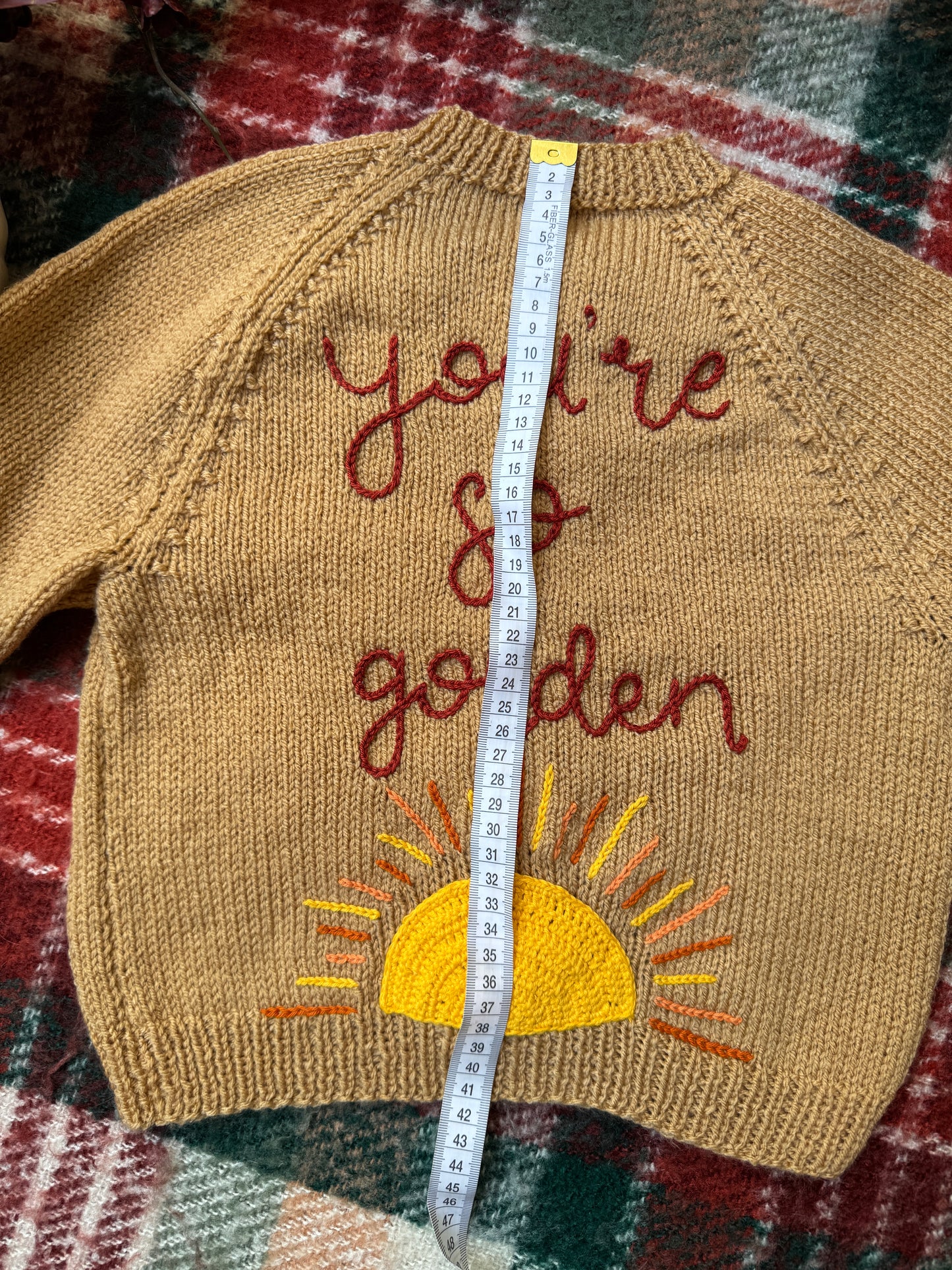 3-4 years You’re so Golden Cardigan