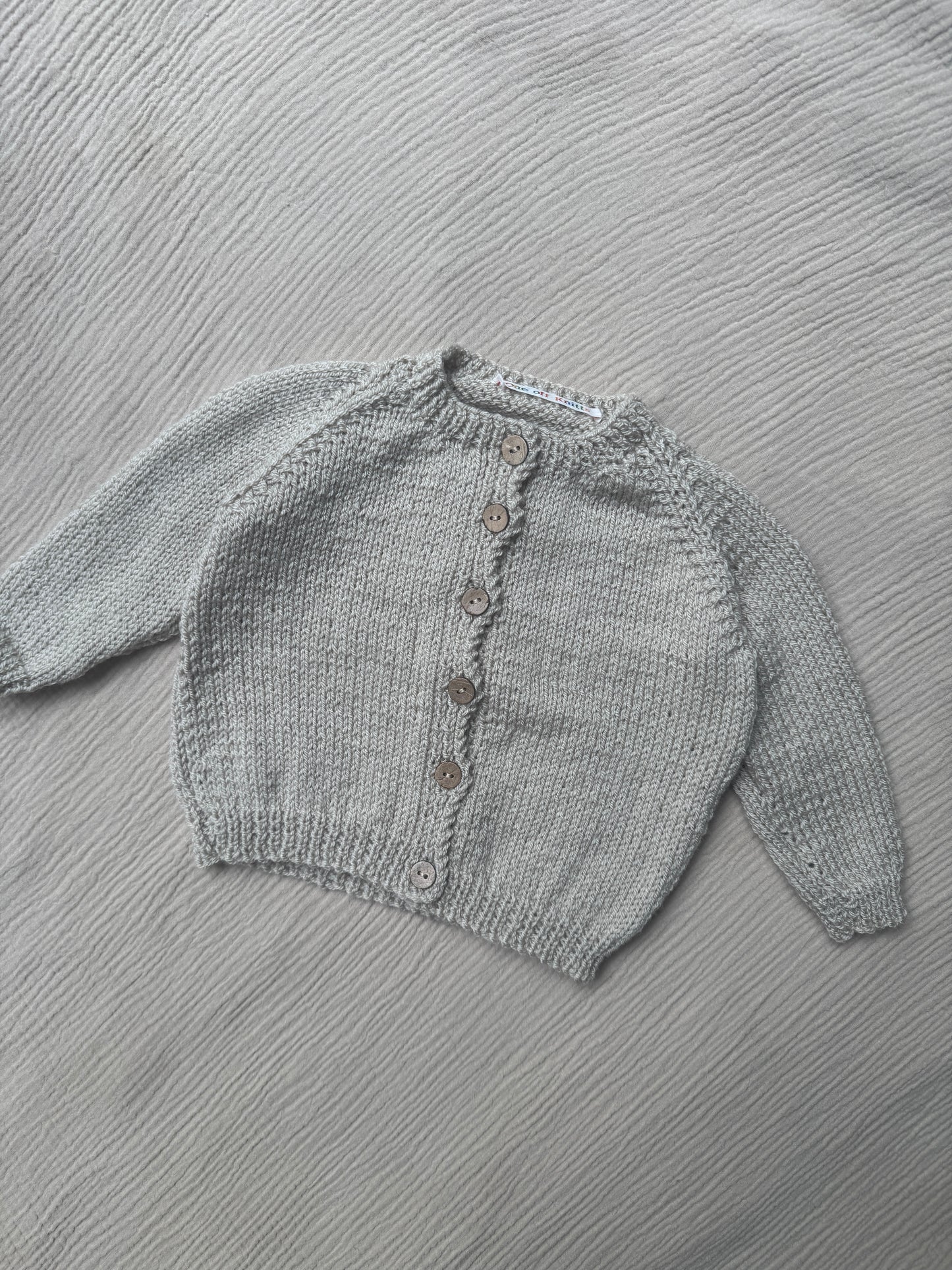 12-18m parchment cardigan