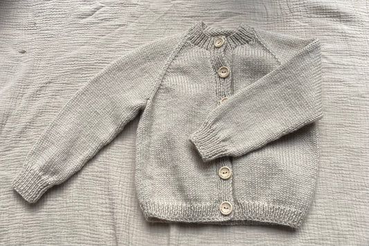 1-2 years parchment cardigan