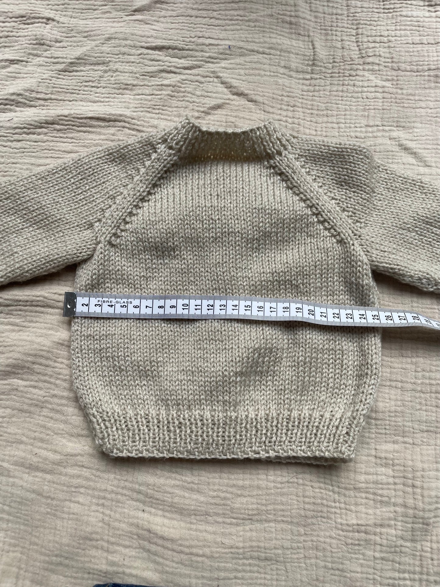 3-6m parchment cardigan