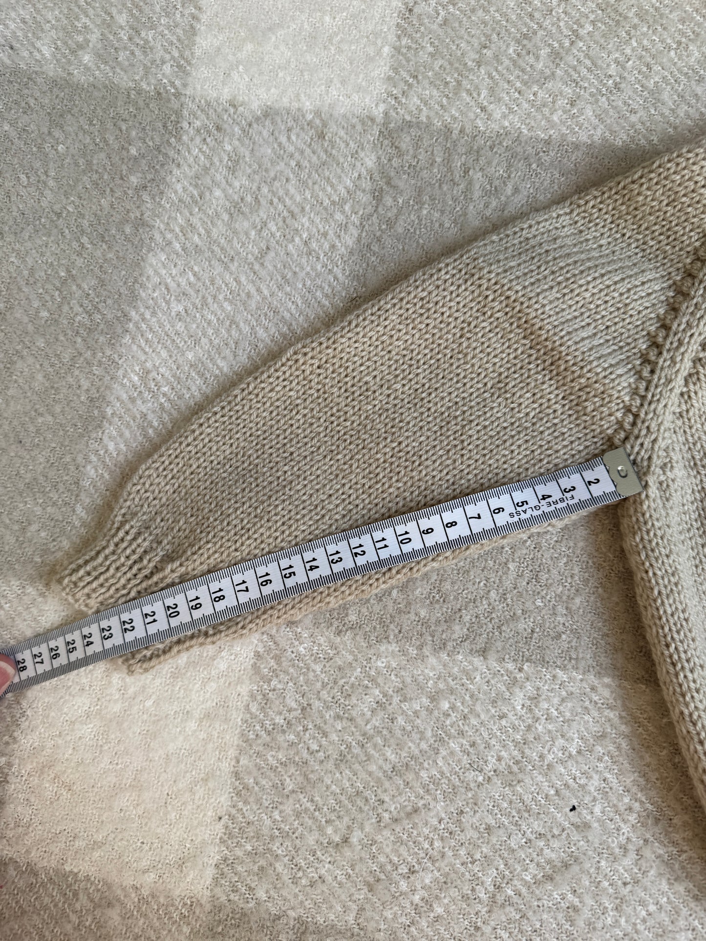 1-2 years parchment cardigan