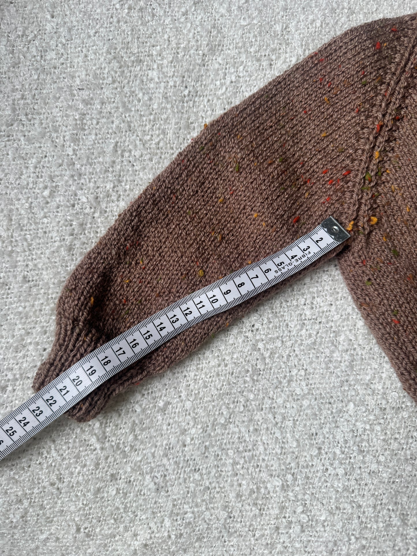 1-2 years brown fleck cardigan