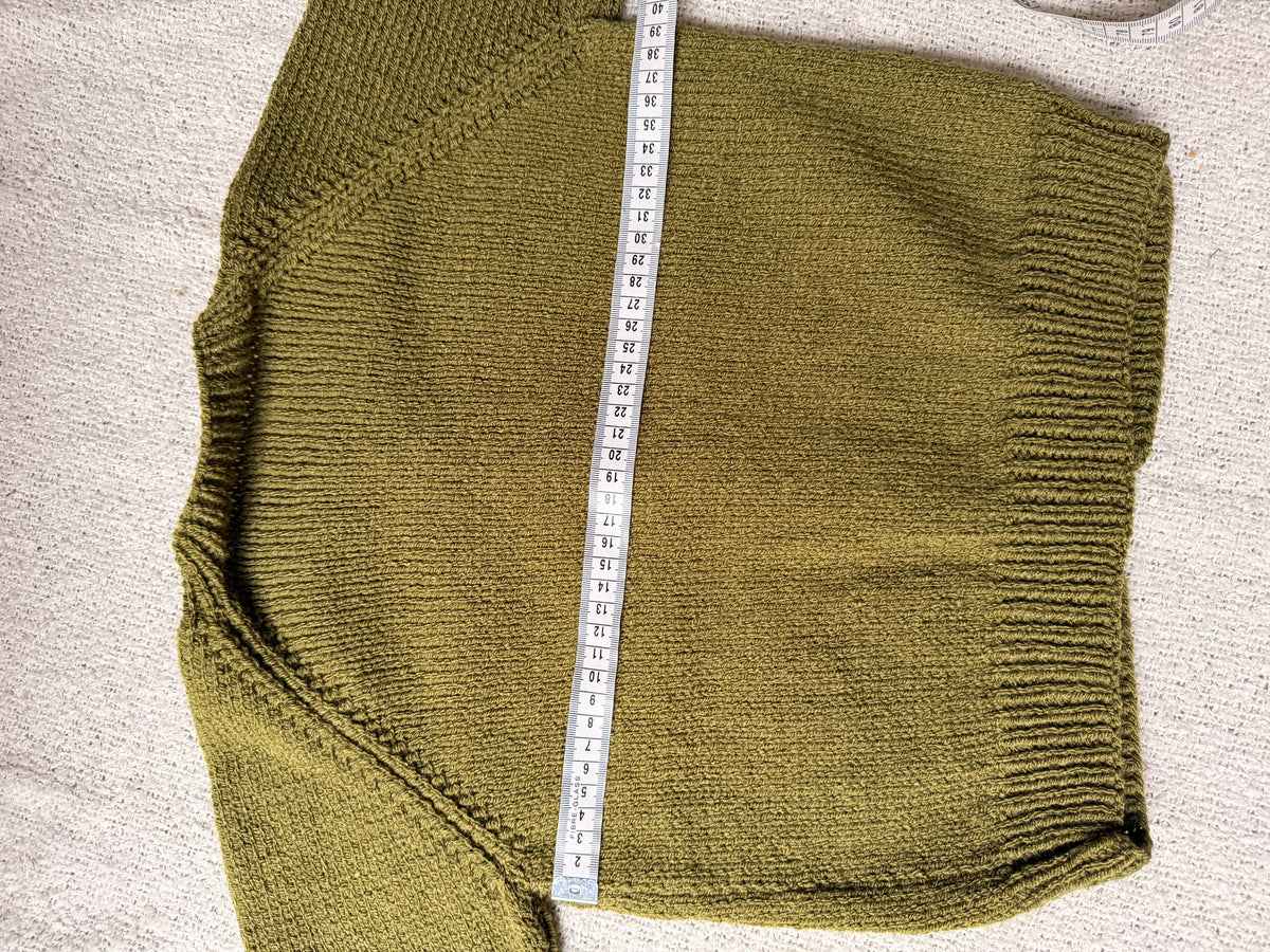 3-4 years moss cardigan
