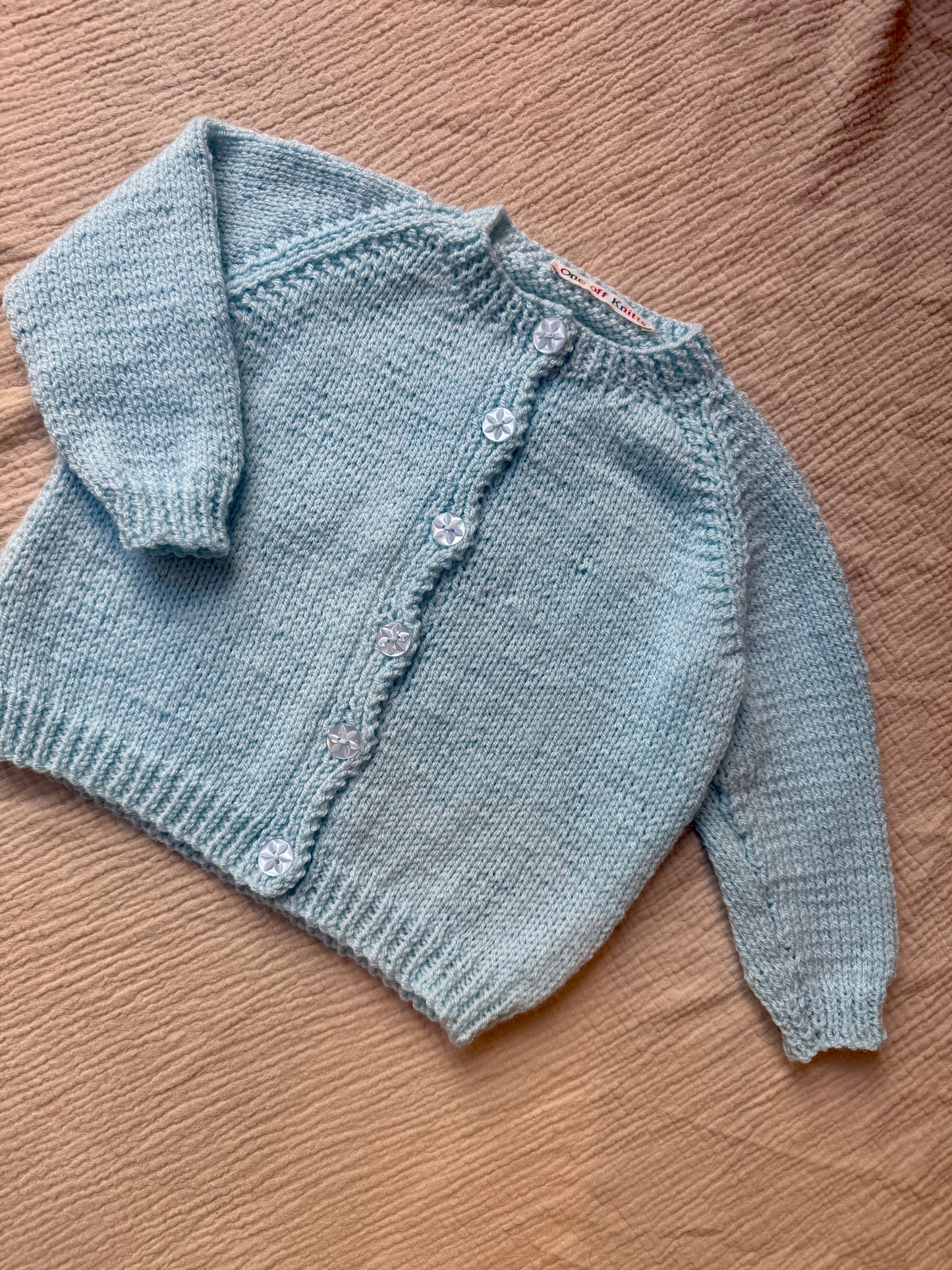 1-2 years cloud blue cardigan