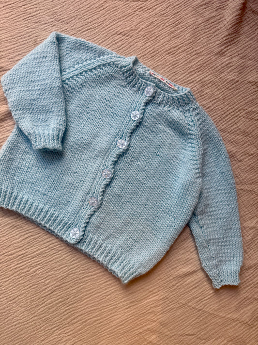 1-2 years cloud blue cardigan