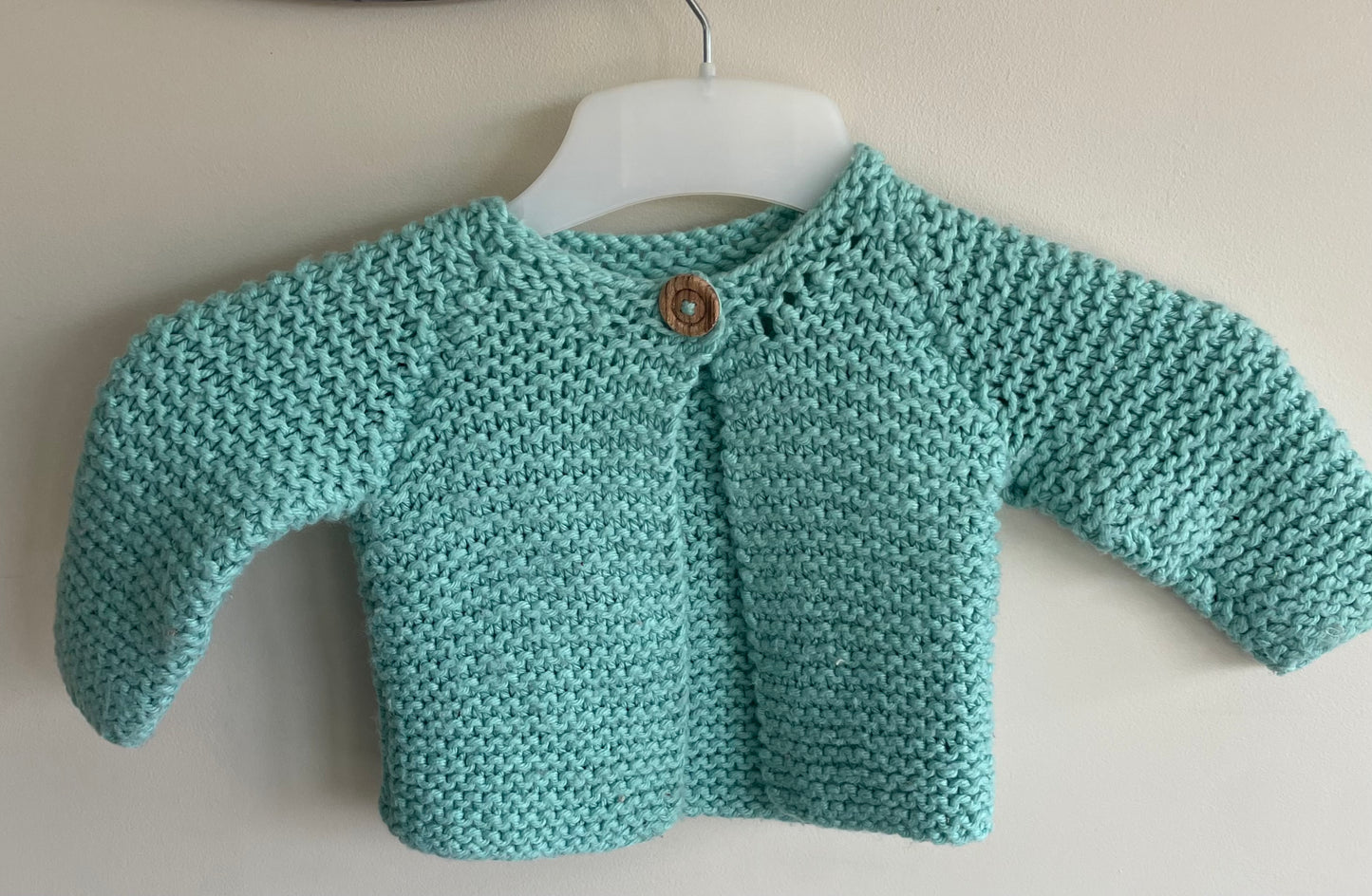 3-6m aqua Cardigan
