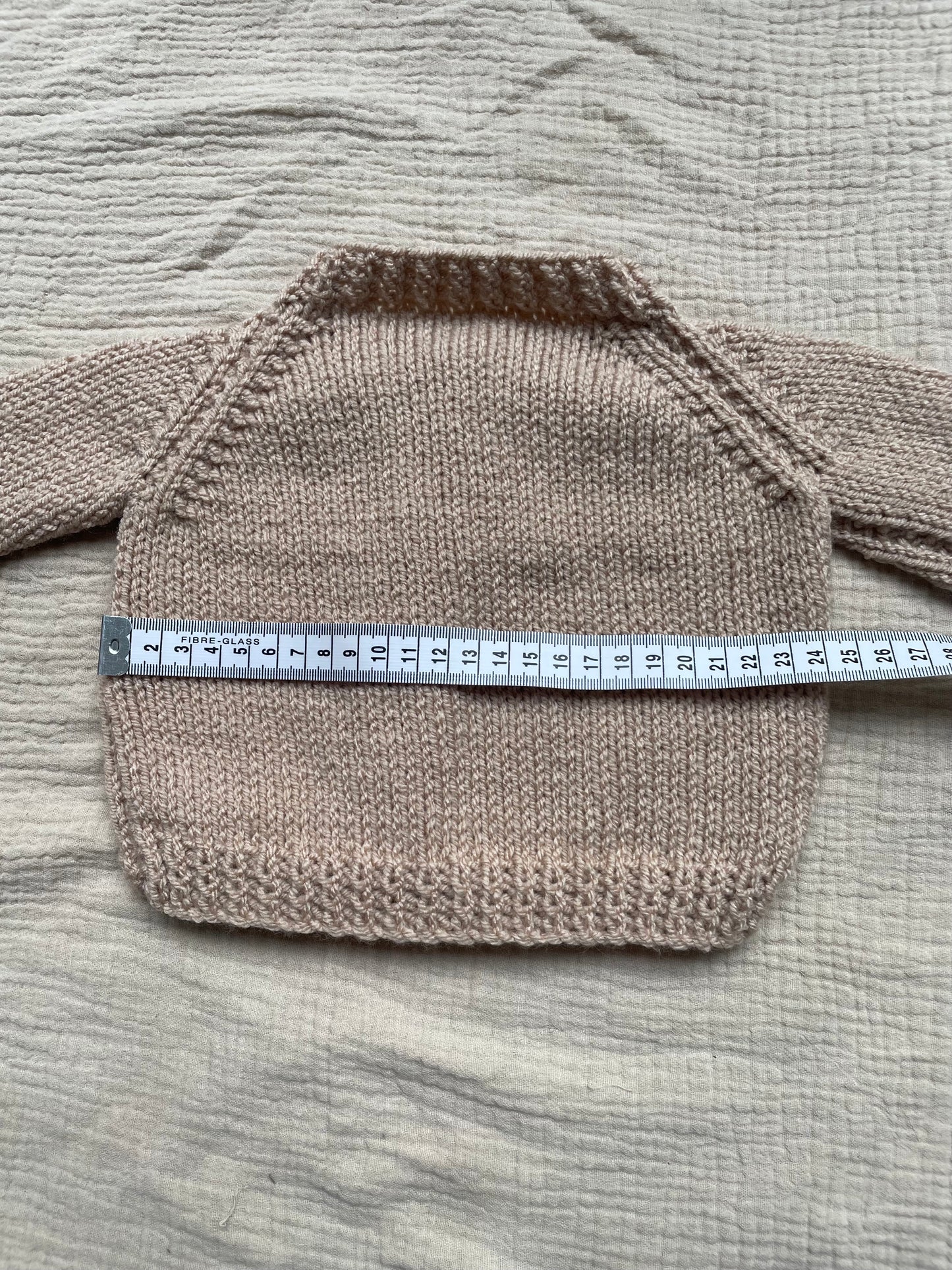 0-3m honey cardigan