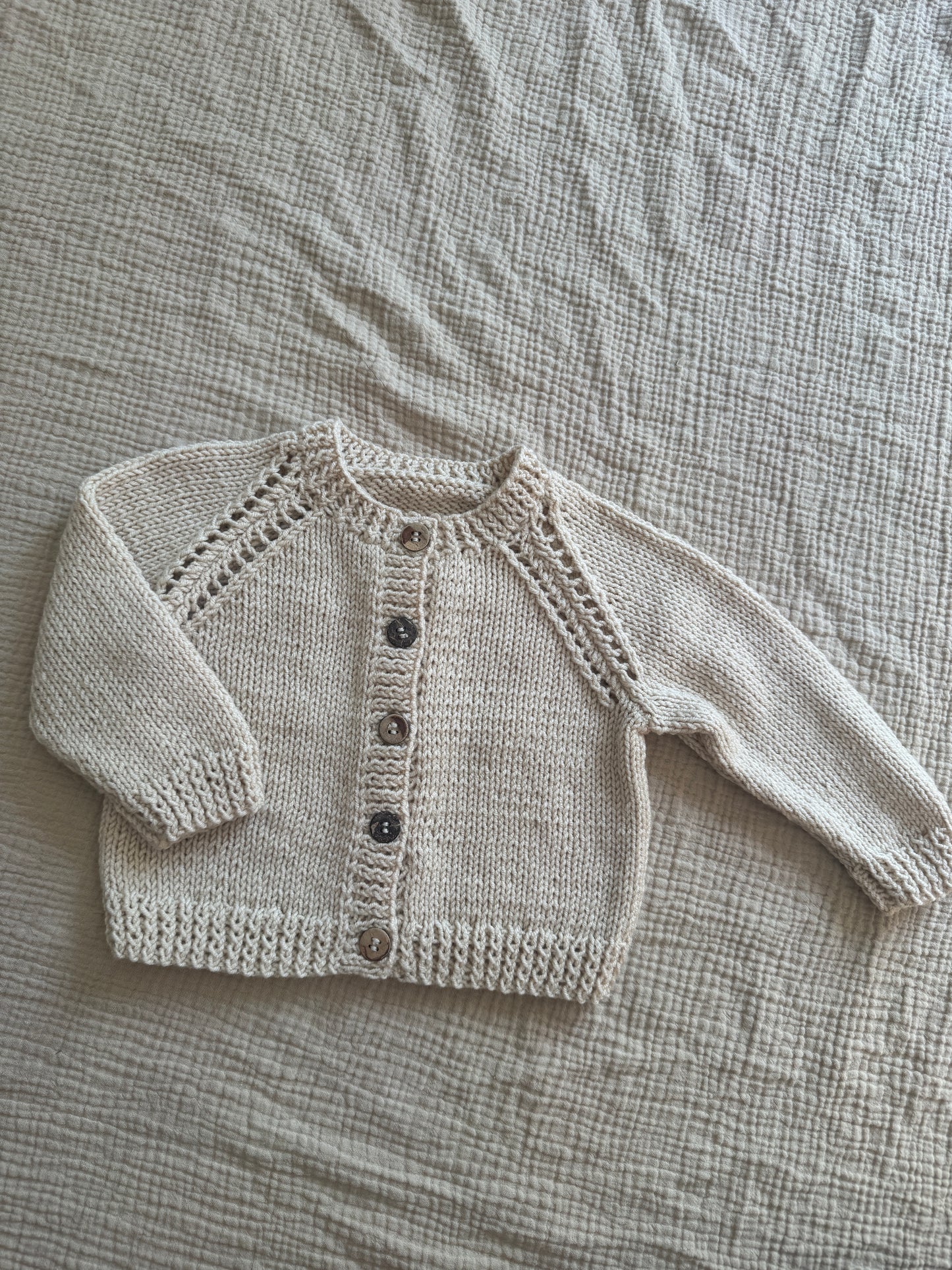 3-6m parchment Cardigan