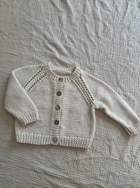 3-6m parchment Cardigan