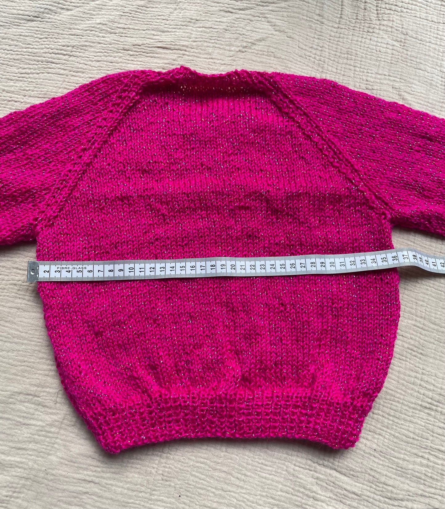 2-3 years magenta sparkle cardigan
