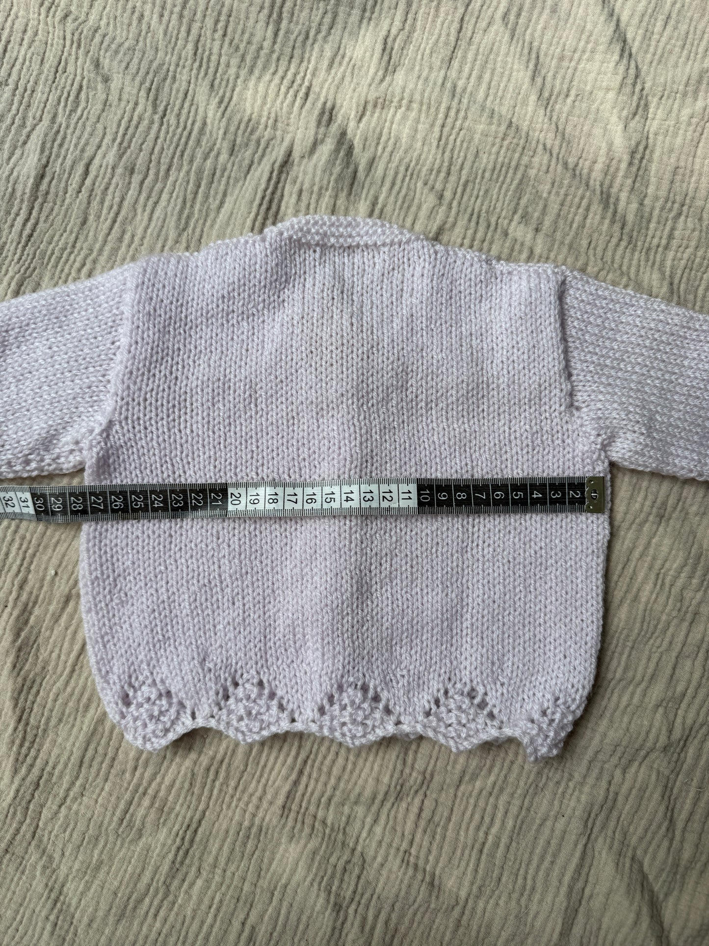 3-6m pale lilac cardigan