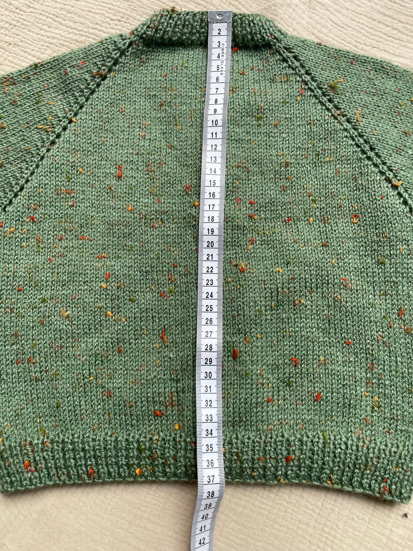 2-3 years green fleck cardigan