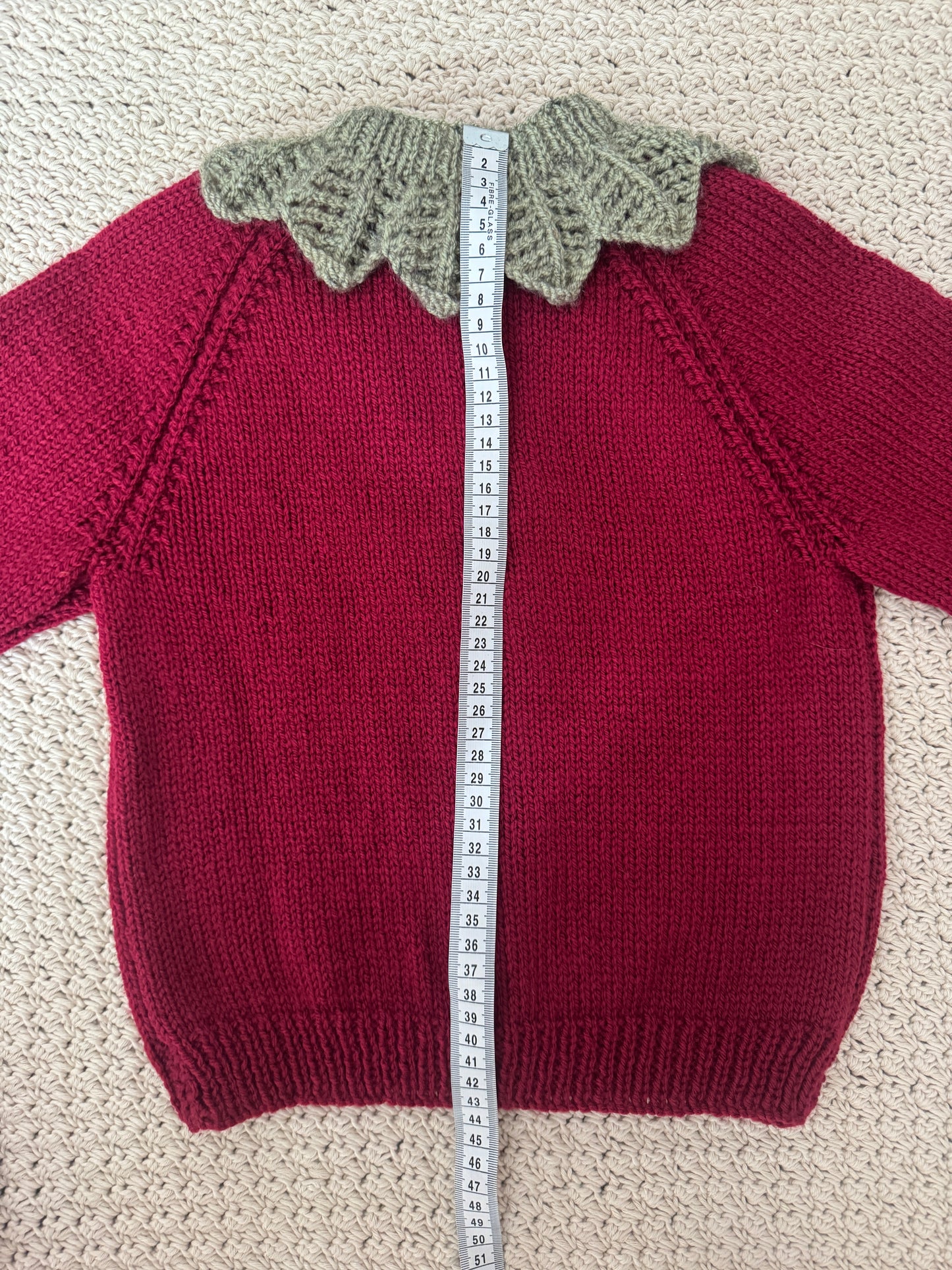 2-3 years strawberry cardigan with collar