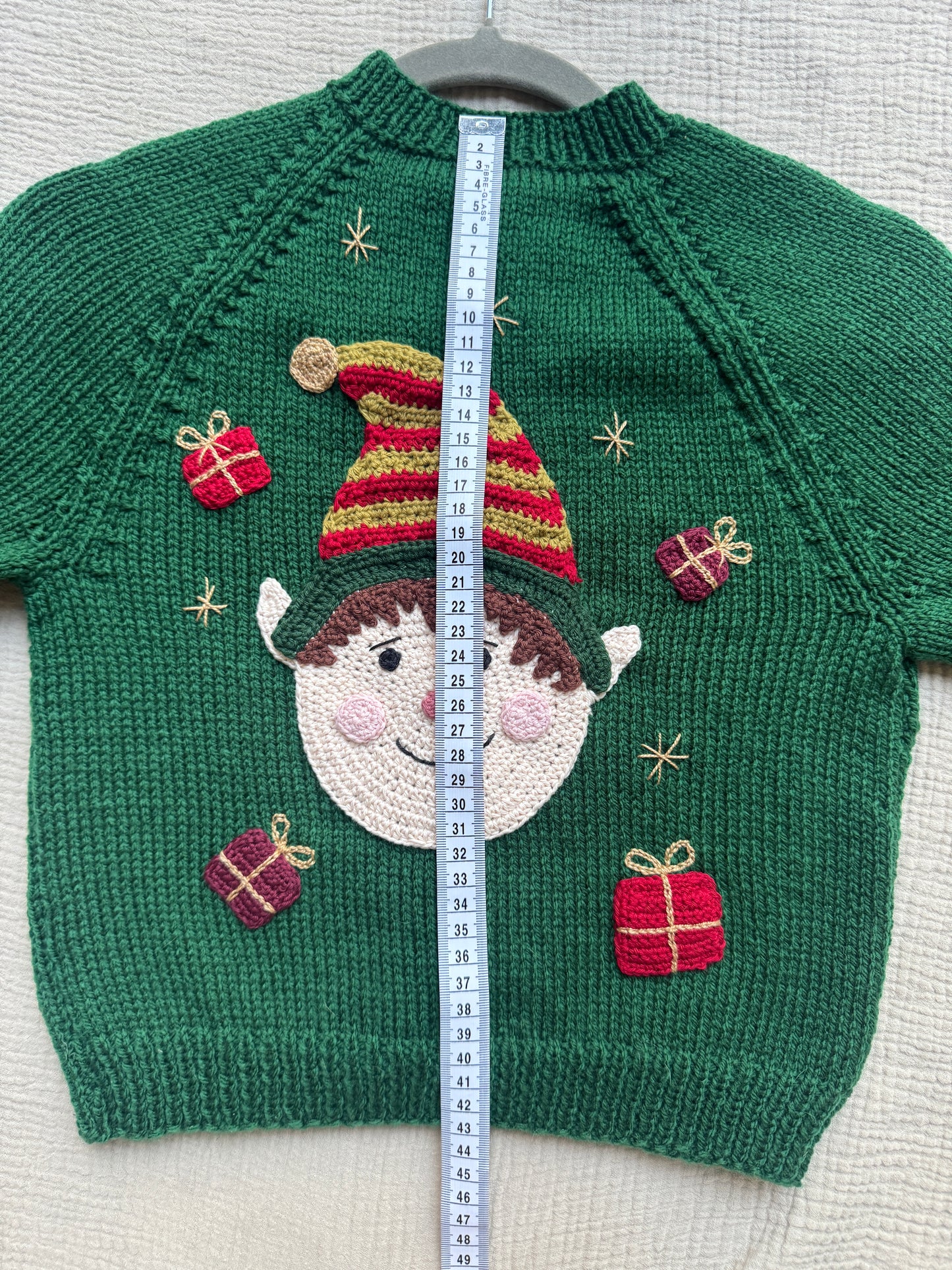 Cheeky Elf 3-4 years bottle green cardigan
