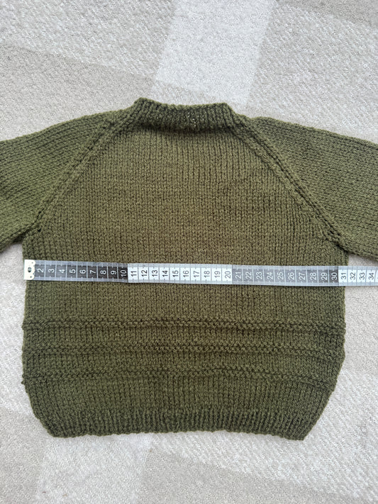 1-2 years khaki cardigan