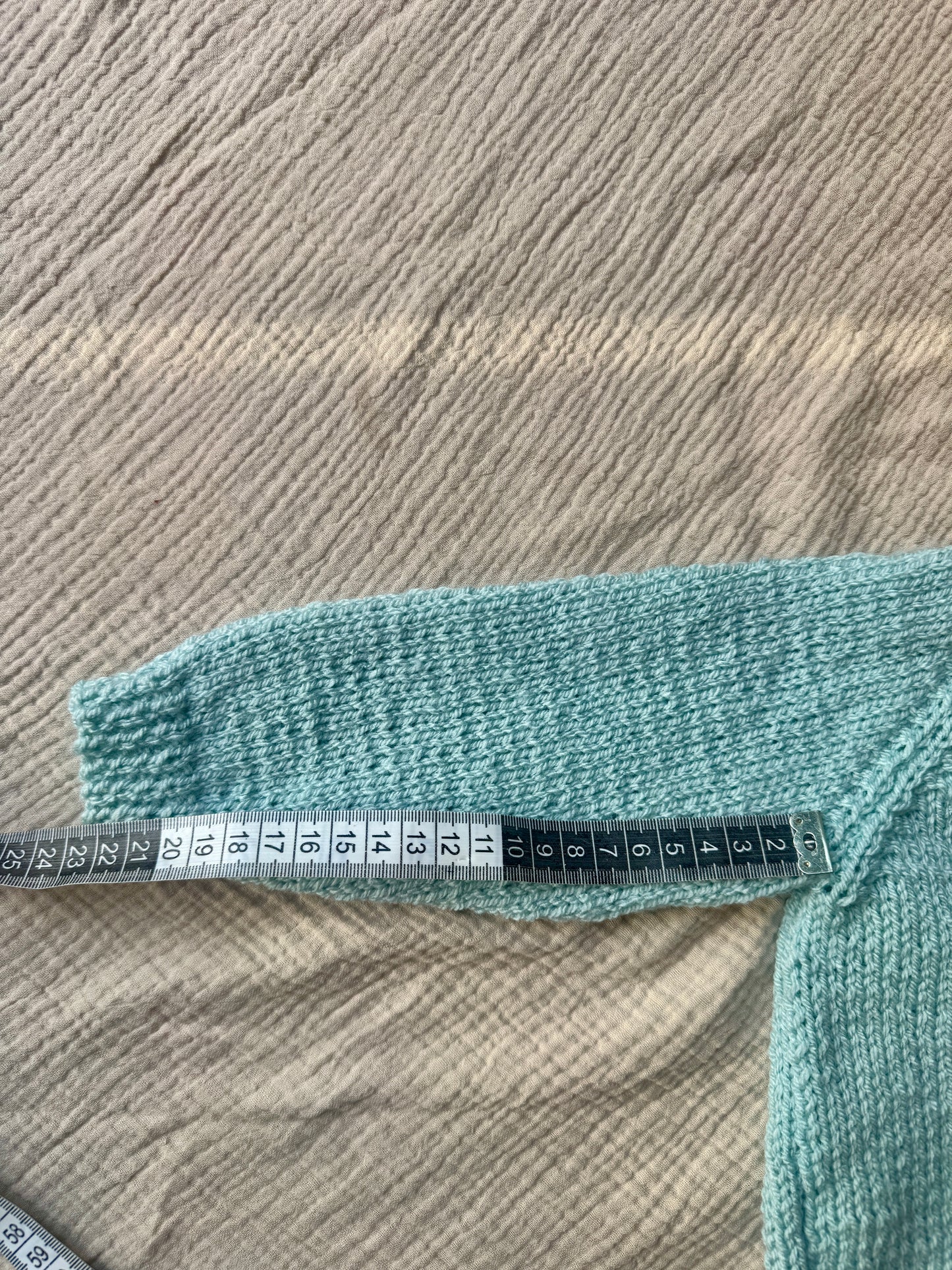 1-2 years duck egg blue cardigan