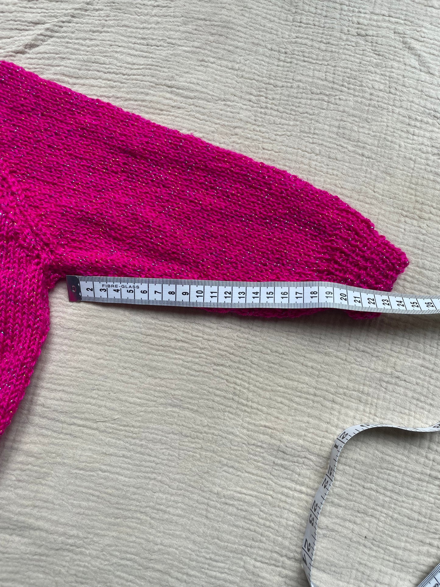 2-3 years magenta sparkle cardigan