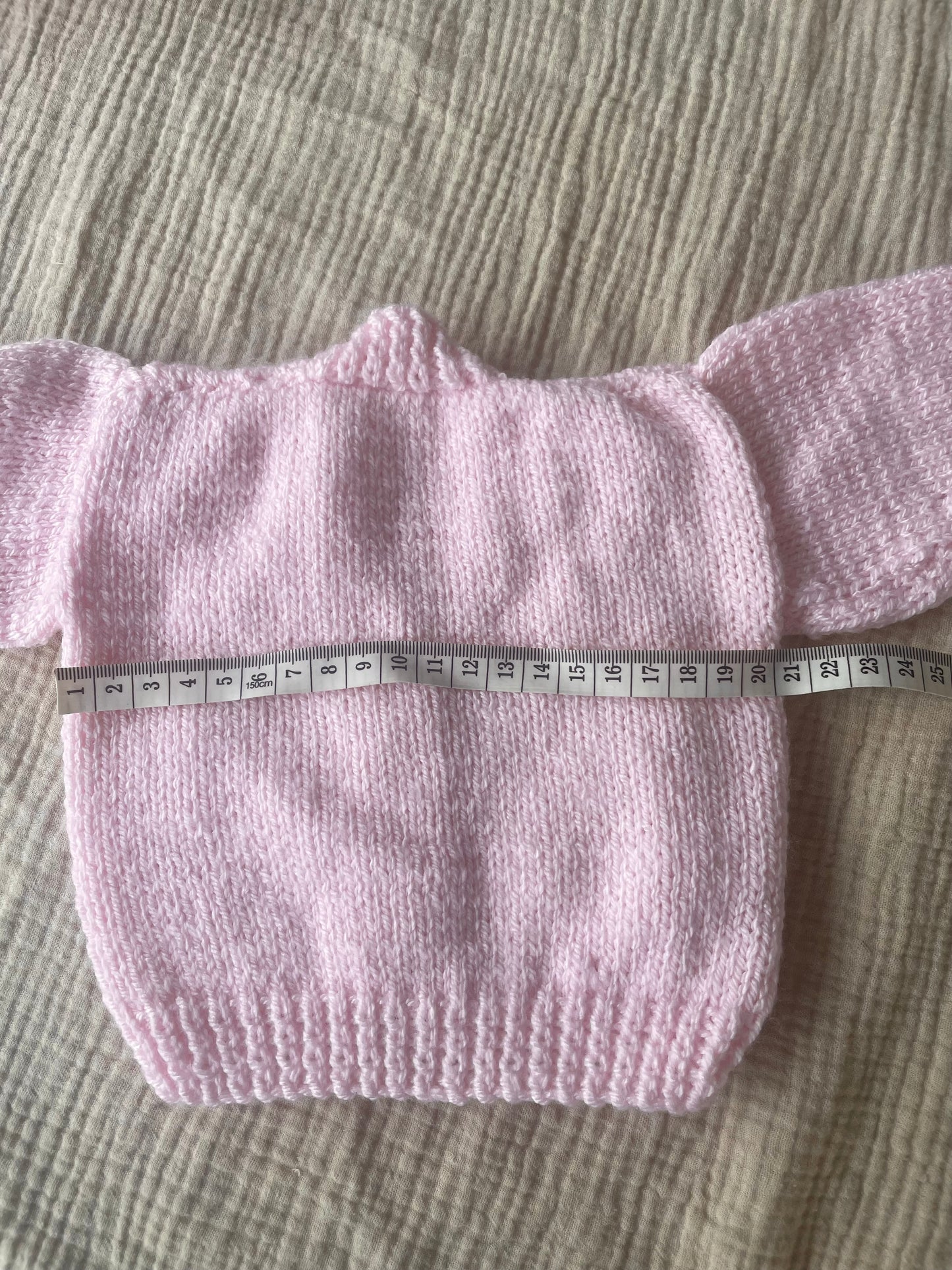0-1m light pink cardigan